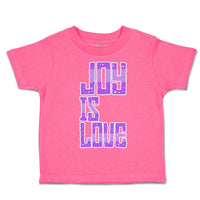 Toddler Clothes Joy Is Love Toddler Shirt Baby Clothes Cotton