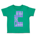 Toddler Clothes Joy Is Love Toddler Shirt Baby Clothes Cotton