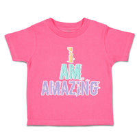 Toddler Clothes I Am Amazing Toddler Shirt Baby Clothes Cotton