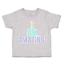 Toddler Clothes I Am Amazing Toddler Shirt Baby Clothes Cotton