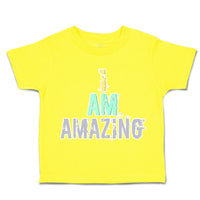 Toddler Clothes I Am Amazing Toddler Shirt Baby Clothes Cotton