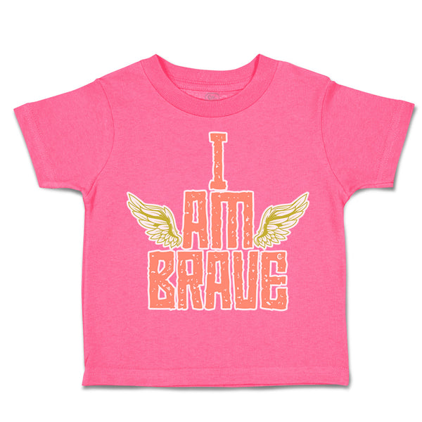 Toddler Clothes I Am Brave Wings Toddler Shirt Baby Clothes Cotton