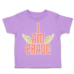 Toddler Clothes I Am Brave Wings Toddler Shirt Baby Clothes Cotton