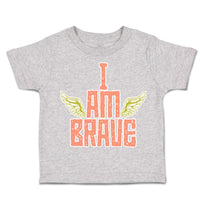 Toddler Clothes I Am Brave Wings Toddler Shirt Baby Clothes Cotton