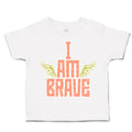 Toddler Clothes I Am Brave Wings Toddler Shirt Baby Clothes Cotton