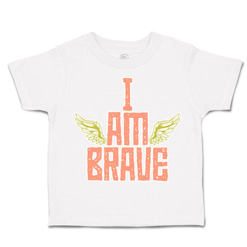 Toddler Clothes I Am Brave Wings Toddler Shirt Baby Clothes Cotton