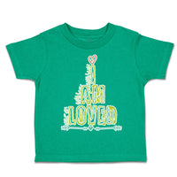 Toddler Clothes I Am Loved Heart Arrow Toddler Shirt Baby Clothes Cotton