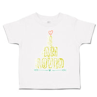 Toddler Clothes I Am Loved Heart Arrow Toddler Shirt Baby Clothes Cotton