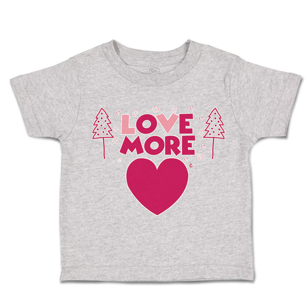 Toddler Clothes Love More Heart Tree Toddler Shirt Baby Clothes Cotton