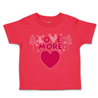 Toddler Clothes Love More Heart Tree Toddler Shirt Baby Clothes Cotton