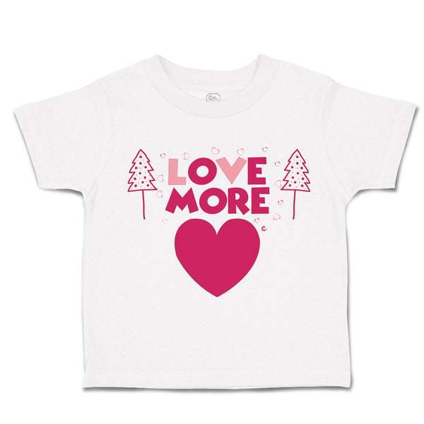 Toddler Clothes Love More Heart Tree Toddler Shirt Baby Clothes Cotton