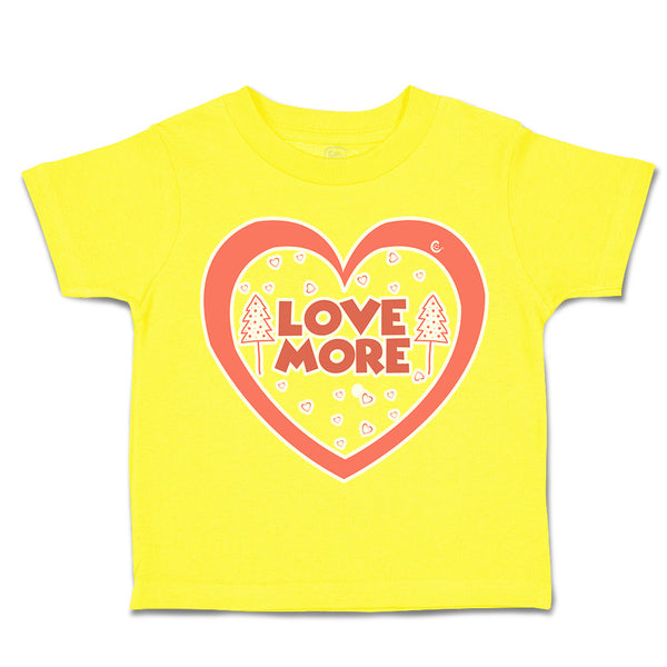 Toddler Clothes Love More Love Tree Toddler Shirt Baby Clothes Cotton