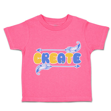 Toddler Clothes Create Feather Arrow Toddler Shirt Baby Clothes Cotton