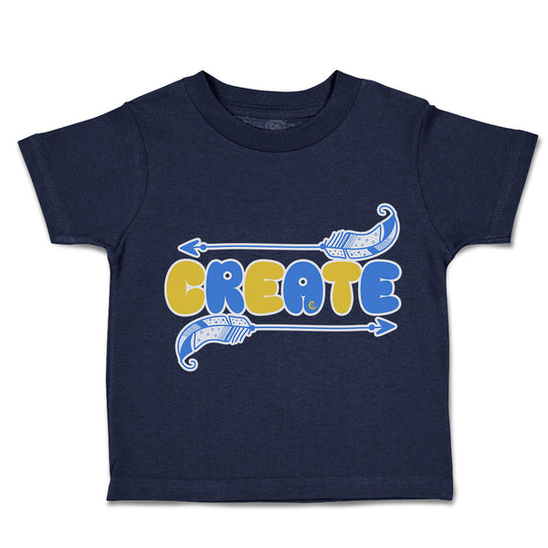 Toddler Clothes Create Feather Arrow Toddler Shirt Baby Clothes Cotton