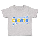 Toddler Clothes Create Feather Arrow Toddler Shirt Baby Clothes Cotton