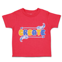 Toddler Clothes Create Feather Arrow Toddler Shirt Baby Clothes Cotton