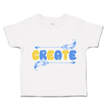 Toddler Clothes Create Feather Arrow Toddler Shirt Baby Clothes Cotton