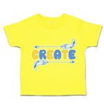 Toddler Clothes Create Feather Arrow Toddler Shirt Baby Clothes Cotton