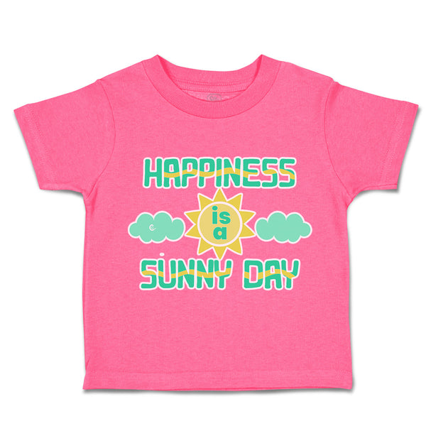 Toddler Clothes Happiness Is A Sunny Day Clouds Toddler Shirt Cotton