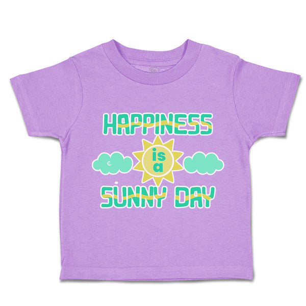 Toddler Clothes Happiness Is A Sunny Day Clouds Toddler Shirt Cotton