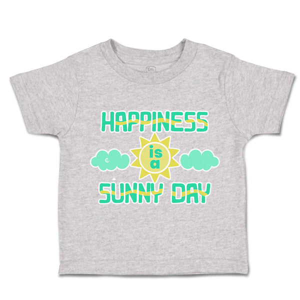 Toddler Clothes Happiness Is A Sunny Day Clouds Toddler Shirt Cotton