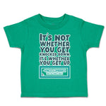 Toddler Clothes Get Knocked down Whether You Get up Toddler Shirt Cotton
