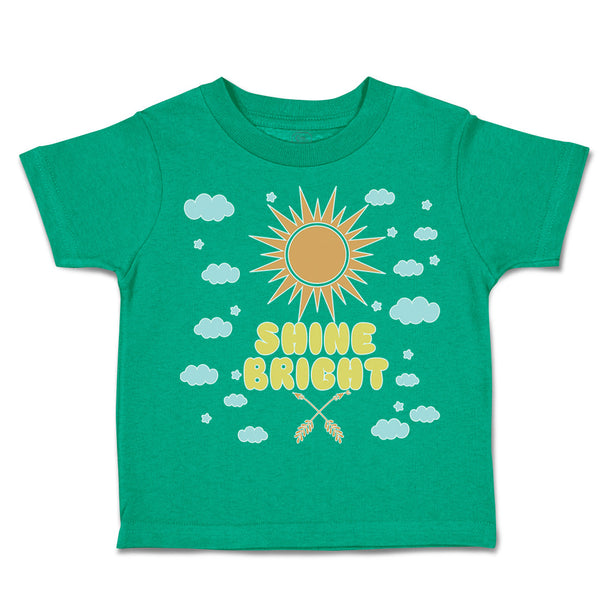 Toddler Clothes Shine Bright Sun Star Clouds Toddler Shirt Baby Clothes Cotton