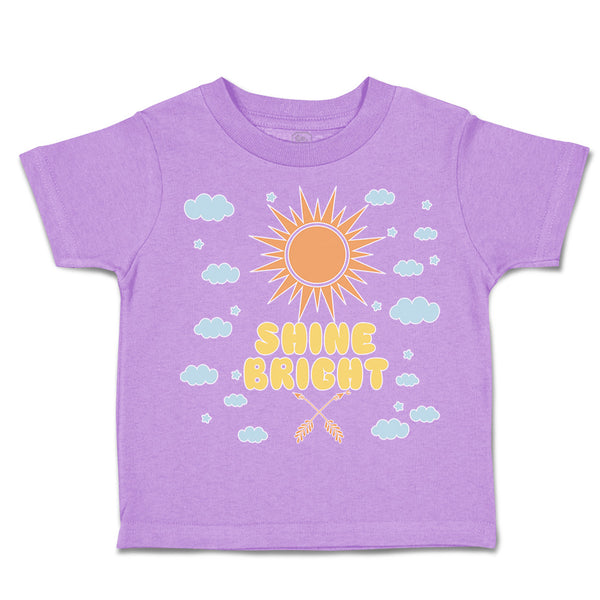 Toddler Clothes Shine Bright Sun Star Clouds Toddler Shirt Baby Clothes Cotton