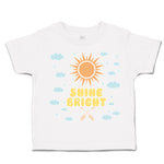Toddler Clothes Shine Bright Sun Star Clouds Toddler Shirt Baby Clothes Cotton