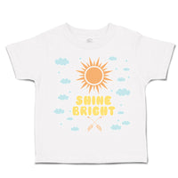 Toddler Clothes Shine Bright Sun Star Clouds Toddler Shirt Baby Clothes Cotton