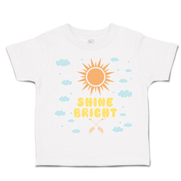 Toddler Clothes Shine Bright Sun Star Clouds Toddler Shirt Baby Clothes Cotton