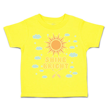 Toddler Clothes Shine Bright Sun Star Clouds Toddler Shirt Baby Clothes Cotton