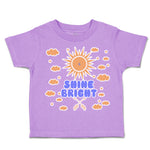 Toddler Clothes Shine Bright Sun Stars Clouds Toddler Shirt Baby Clothes Cotton