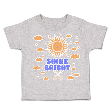 Toddler Clothes Shine Bright Sun Stars Clouds Toddler Shirt Baby Clothes Cotton