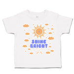 Toddler Clothes Shine Bright Sun Stars Clouds Toddler Shirt Baby Clothes Cotton