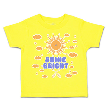 Toddler Clothes Shine Bright Sun Stars Clouds Toddler Shirt Baby Clothes Cotton