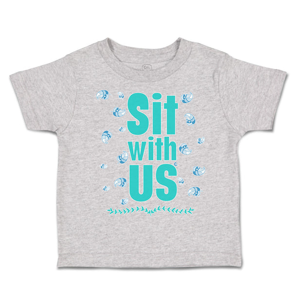 Toddler Clothes Sit with Us Leaves Toddler Shirt Baby Clothes Cotton