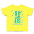Toddler Clothes Sit with Us Leaves Toddler Shirt Baby Clothes Cotton