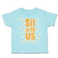 Toddler Clothes Sit with Us Leaves Orange Toddler Shirt Baby Clothes Cotton