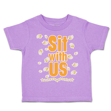 Toddler Clothes Sit with Us Leaves Orange Toddler Shirt Baby Clothes Cotton
