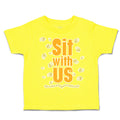 Toddler Clothes Sit with Us Leaves Orange Toddler Shirt Baby Clothes Cotton