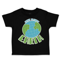 Toddler Clothes Save Planet Earth Globe Toddler Shirt Baby Clothes Cotton