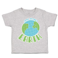 Toddler Clothes Save Planet Earth Globe Toddler Shirt Baby Clothes Cotton