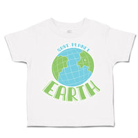 Toddler Clothes Save Planet Earth Globe Toddler Shirt Baby Clothes Cotton