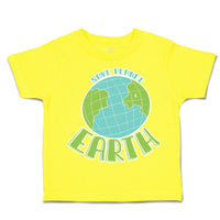 Toddler Clothes Save Planet Earth Globe Toddler Shirt Baby Clothes Cotton