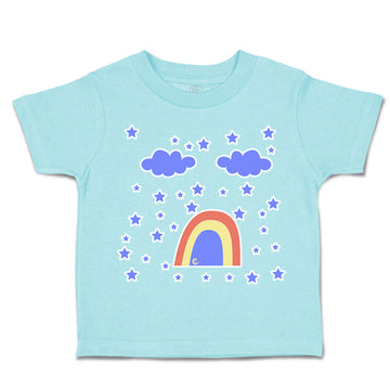 Toddler Clothes Rainbow Clouds Stars Toddler Shirt Baby Clothes Cotton