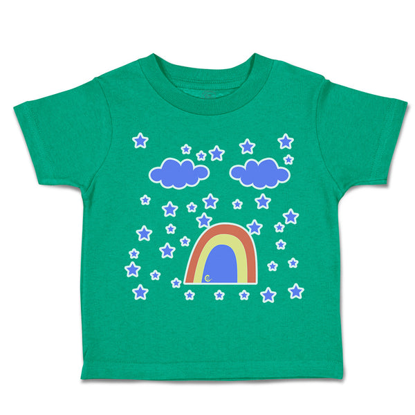 Toddler Clothes Rainbow Clouds Stars Toddler Shirt Baby Clothes Cotton