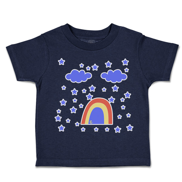 Toddler Clothes Rainbow Clouds Stars Toddler Shirt Baby Clothes Cotton