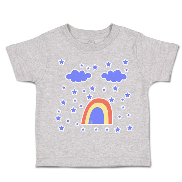 Toddler Clothes Rainbow Clouds Stars Toddler Shirt Baby Clothes Cotton