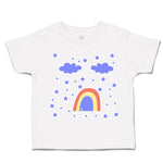 Toddler Clothes Rainbow Clouds Stars Toddler Shirt Baby Clothes Cotton